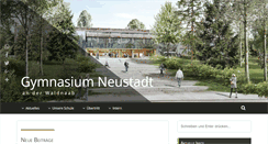 Desktop Screenshot of gym-new.de